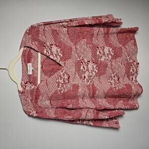 Thought Women's Red Patterned Blouse Size 16 (44 EU)